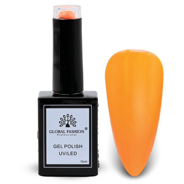 Radiant Yellow Gel Nail Polish 15ml UV LED | 18-Radiant Yellow 1p Coral Gel Nail Polish Bottle 15ml - UV LED Soak Off Nail Color UAE GCC | طلاء أظافر جل