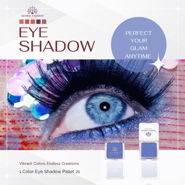 Global Fashion single eyeshadow preview matte shimmer finish ظلال عيون