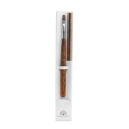 Gel Brush Straight #8, With Cap, Global Fashion