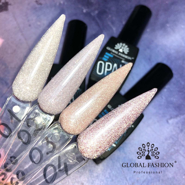 Disco Opal Reflective Rubber Base 8ml – Global Fashion | Preview 14 Shades
ديسكو أوبال ريفلكتيف روبر بيس 8 مل – جلوبال فاشن | معاينة 14 لون

