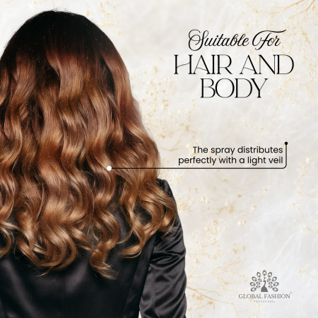 Shimmer mist glow spray close up light veil radiance بخاخ جلو ولمعان لقطة مقربة