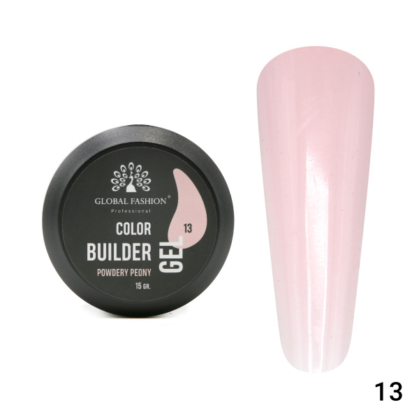 Color Builder Gel - Nail Modeling Gel 15g  | 13- Powdery peony