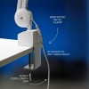 LED Nail Desk Lamp with Clamp – Adjustable Arm, Shadowless Light LED Nail Desk Lamp Close View Adjustable Light | مصباح اظافر
LED Nail Desk Lamp with Clamp – Adjustable Arm, Shadowless Light Professional Nail Lamp Detailed View Beauty Light | اضاءة مناكير