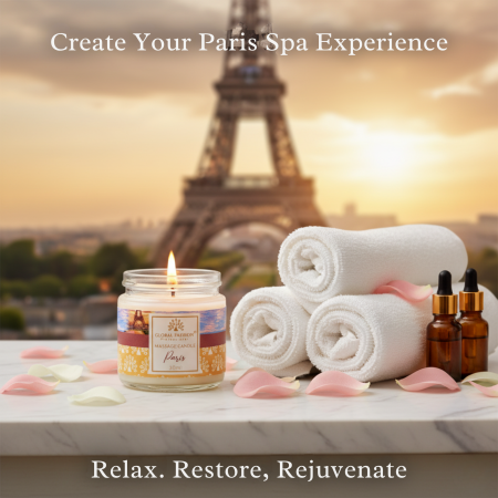 Global Fashion Massage Candle – 30 ml Aromatherapy Spa Candle in 21 Scents