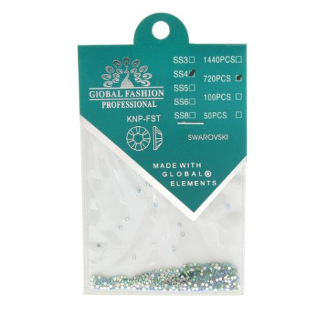 Swarovski crystal stones SS4 green 720 pcs. 034
