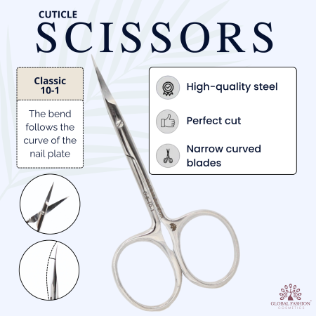 Global Fashion Manicure Scissors | Detailed Professional Nail Scissors Straight & Curved
مقص مانيكير جلوبال فاشن | مقص أظافر احترافي مستقيم ومنحني بالتفصيل
