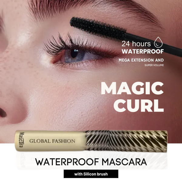 Global Fashion Magic Curl waterproof mascara dual brush volume curl ماسكارا مقاومة للماء