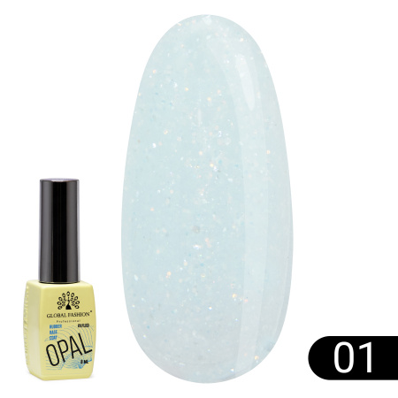 Opal Global Fashion Rubber Base 8ml, 01